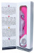 Розовый вибратор для массажа точки G - 20 см.
