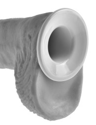 Страпон-система с телесной насадкой 11 Hollow Strap-On Suspender System - 28 см.