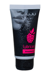 Съедобный лубрикант JUJU Raspberry с ароматом малины - 50 мл.