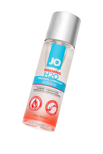 Возбуждающий лубрикант на водной основе JO Personal Lubricant H2O Warming - 60 мл.
