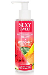 Молочко для тела с феромонами и ароматом дыни и арбуза Sexy Sweet Watermelon&amp;amp;Melon - 150 гр.