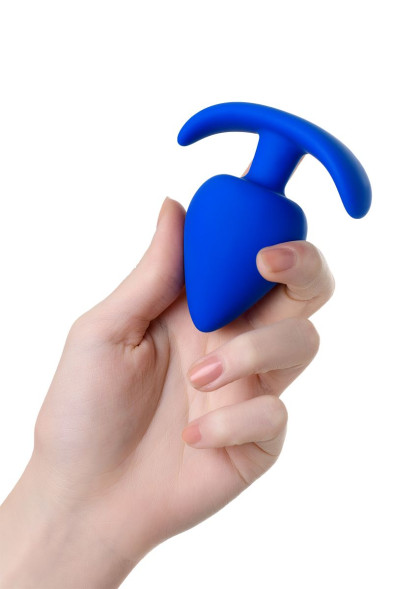 Синяя коническая пробочка из силикона - 11,5 см. 