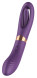 Фиолетовый двусторонний вибратор - 27 см.