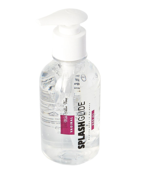 Ухаживающий лубрикант на водной основе Splashglide Vaginal With Aloe Vera - 250 мл.